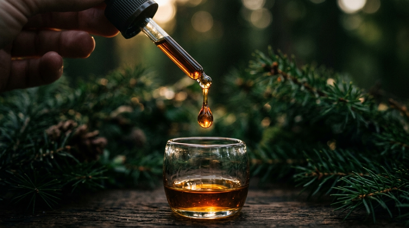 CBD olie dosering dråbe