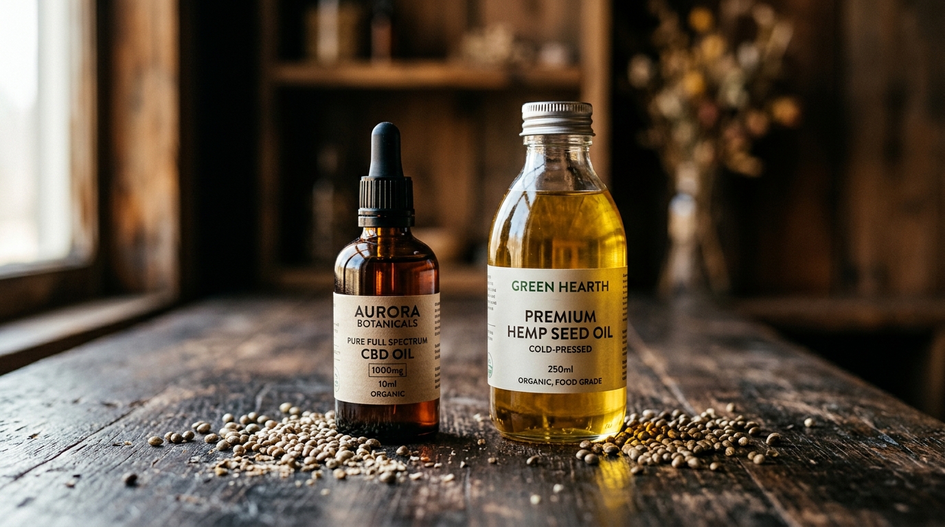 Hampolie vs CBD olie forskel