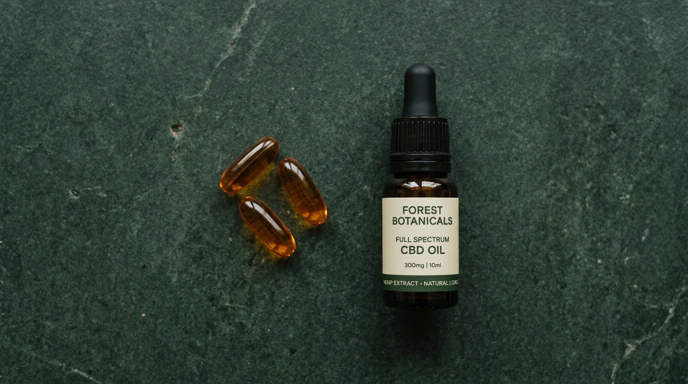 CBD kapsler vs dråber sammenligning