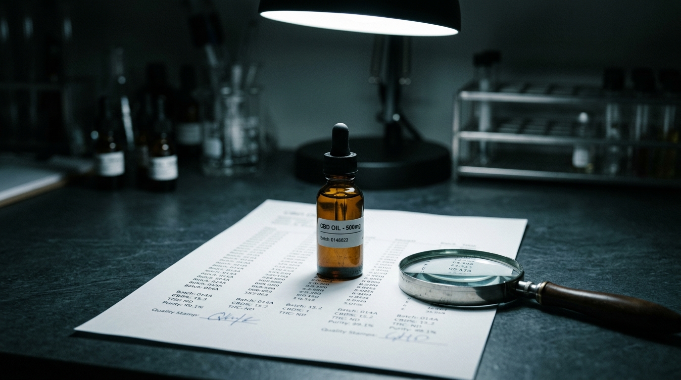 CBD olie kvalitetstjek 7 punkter